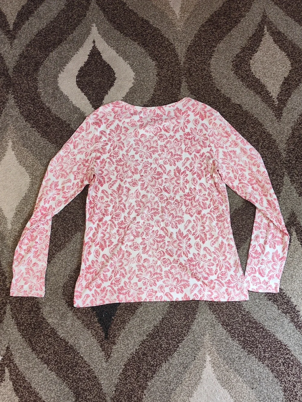 🌺🌸🌷🩷Croft & Barrow Women's Tank & Two Long-Sleeve Top Set size Medium🧡🌺🌸